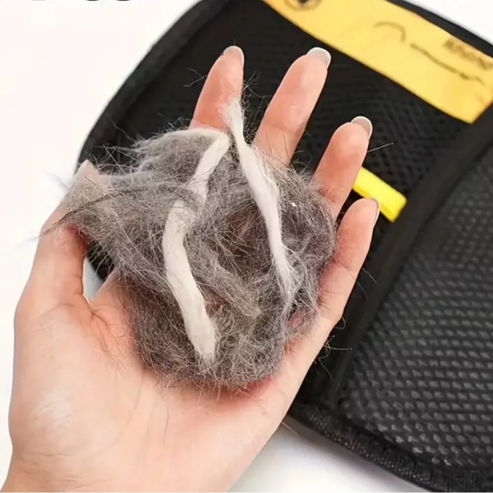 Pet Hair Remover Glove Reusable Double-Sided Static Lint & Fur Cleaning Tool 1pc
